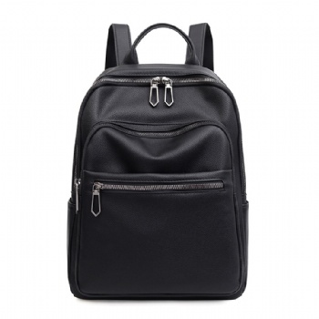 Latest fashion lady backpacks super large travel leather backpack wholesaler