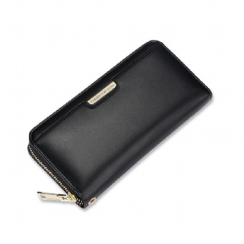 Extra large long women wallet factory eco friendly zip around wallet purse hot sale