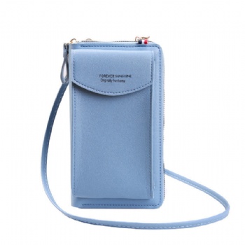 Largest crossbody cell phone case lady mobile holding leather wallet women