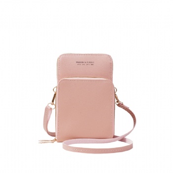 Cheapest price custom zip leather wallet designer phone wallet case women